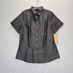 Chef Works Urban Collection Womens Black Shirt (SHC03W-BLK-M) SIZE M